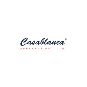 Casablanca branded logo design for premium custom T-shirts and corporate apparel by Brand Tees Co